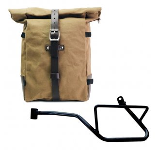 Bolsa lateral Pure de lona + Cuadro izquierdo Guzzi V7 EURO5