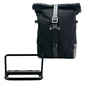 Bolsa lateral Pure de lona + Cuadro Royal Enfield Bear 650