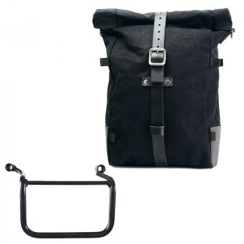 Bolsa lateral Pure de lona + Royal Enfield Himalayan 450 (2024 en adelante) Marco Derecho