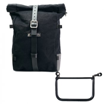 Bolsa lateral Pure de lona + Cuadro Royal Enfield Himalayan 450 (2024 en adelante) Izquierdo