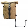 Bolsa lateral Pure de lona + Cuadro Royal Enfield Himalayan 450 (2024 en adelante) Izquierdo