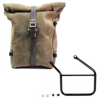 Bolso lateral Pure en piel de corteza  + Honda CL Marco Izquierdo