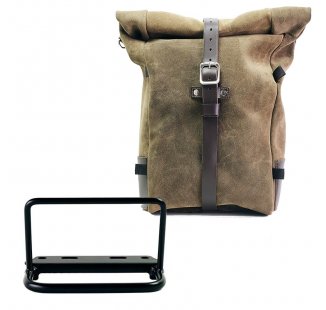 Bolso lateral Pure en piel de corteza  + Cuadro Royal Enfield Bear 650