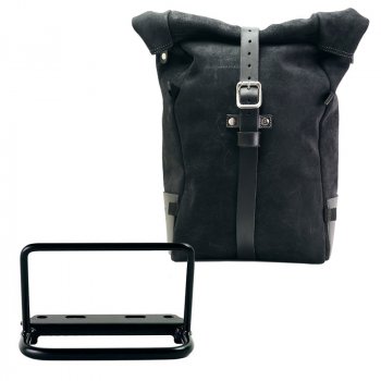 Bolso lateral Pure en piel de corteza  + Cuadro Royal Enfield Bear 650