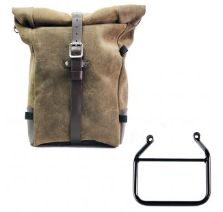 Bolso lateral Pure en piel de corteza  + Triunfo Scrambler 400