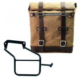 Bolsa lateral de lona + serie Triumph Cuadro Street 900 DX (2017 hasta ahora)