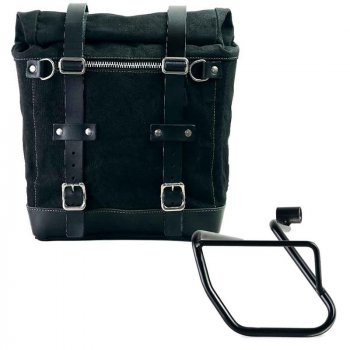 Maleta lateral Lona + subchasis izquierdo Aprilia Tuareg 660