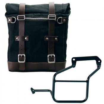 Maleta lateral Lona + subchasis izquierdo Aprilia Tuareg 660