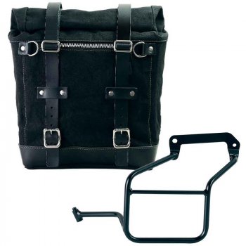 Maleta lateral Lona + subchasis izquierdo Aprilia Tuareg 660