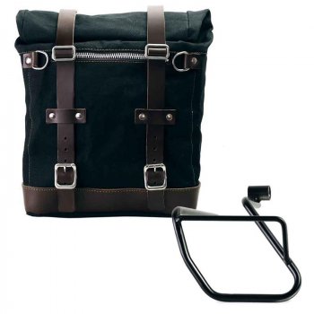 Maleta lateral Lona + subchasis izquierdo Aprilia Tuareg 660