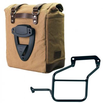 Maleta lateral Lona + subchasis izquierdo Aprilia Tuareg 660