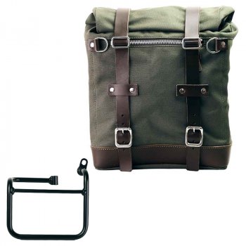 Alforja Scram en Lona 22L-30L + BMW CE 02 Marco Derecho