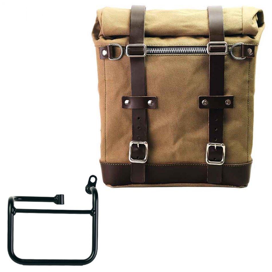 Alforja Scram en Lona 22L-30L + BMW CE 02 Marco Derecho