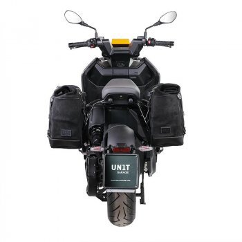 Alforja lateral Scram en Canvas 22L-30L + marco derecho BMW CE 04