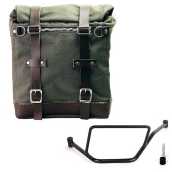 Alforja Scram en Lona 22L-30L + BMW F450GS Bastidor izquierdo