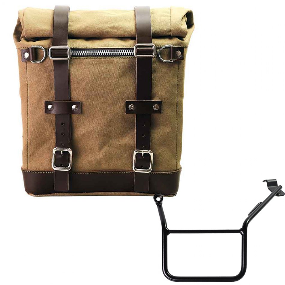 Alforja Scram en Lona 22L-30L + BMW F900GS Bastidor izquierdo