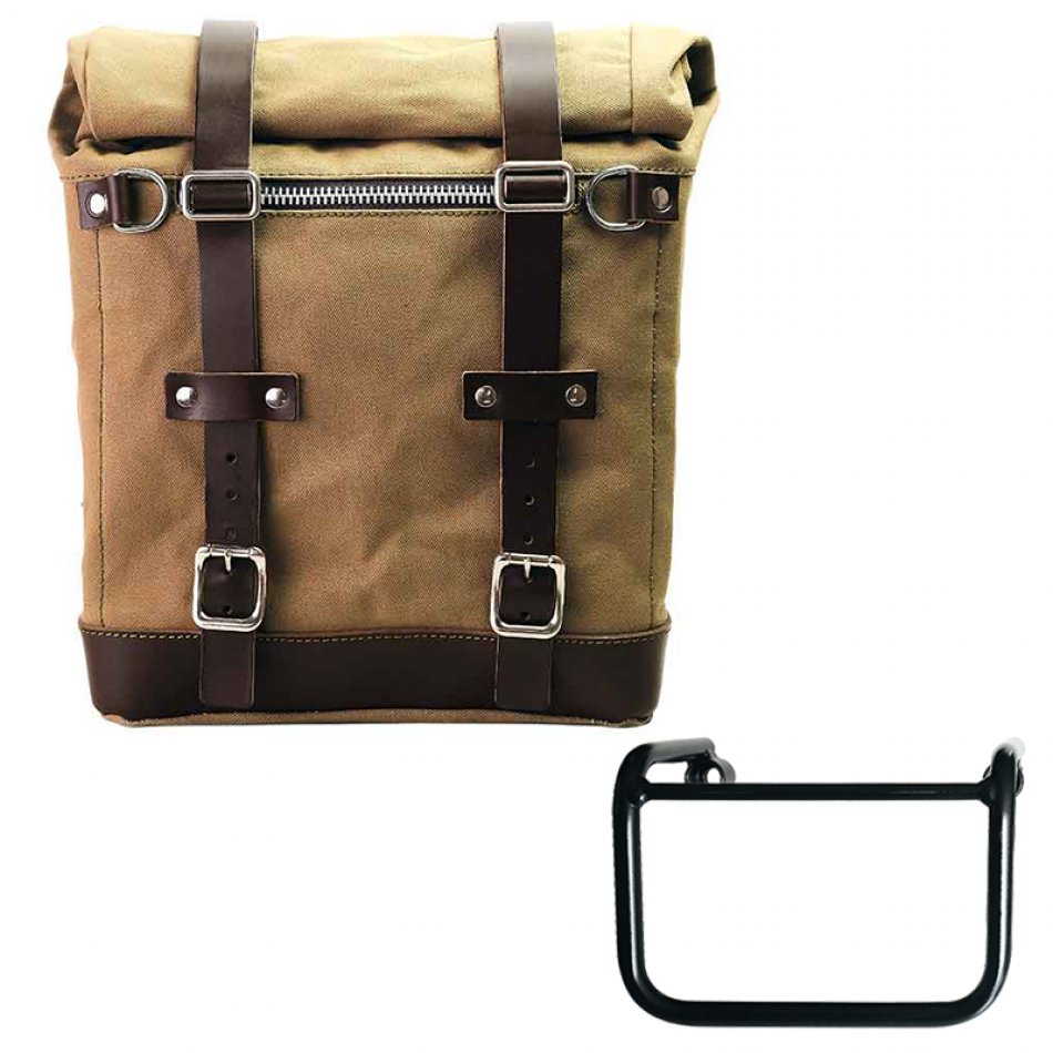 Alforja Scram en Lona 22L-30L + BMW R12 Chasis Izquierdo