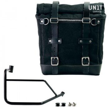 Alforja lateral Scram en Canvas 22L-30L + marco derecho Ducati DesertX
