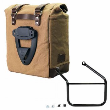 Alforja Scram en Lona 22L-30L + Honda CL500 Marco Izquierdo