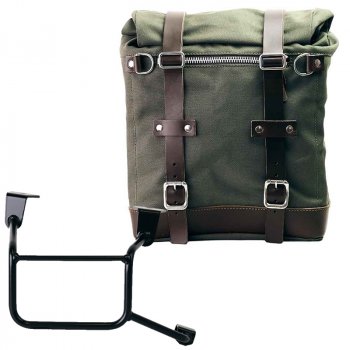 Alforja Scram en Lona 22L-30L + Cuadro Honda CRF1100L Africa Twin & Adventure Sports (2024 en adelante) Derecho