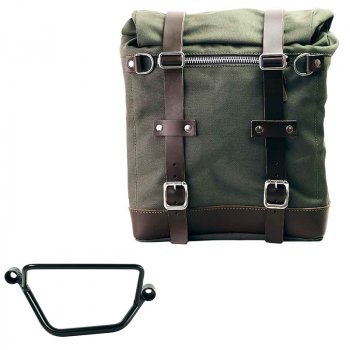 Alforja Scram en Lona 22L-30L + Chasis Honda GB350S Derecho