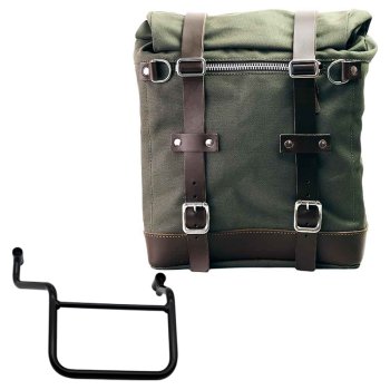 Alforja Scram en Lona 22L-30L + Chasis derecho Honda Transalp 750 (a partir de 2023)