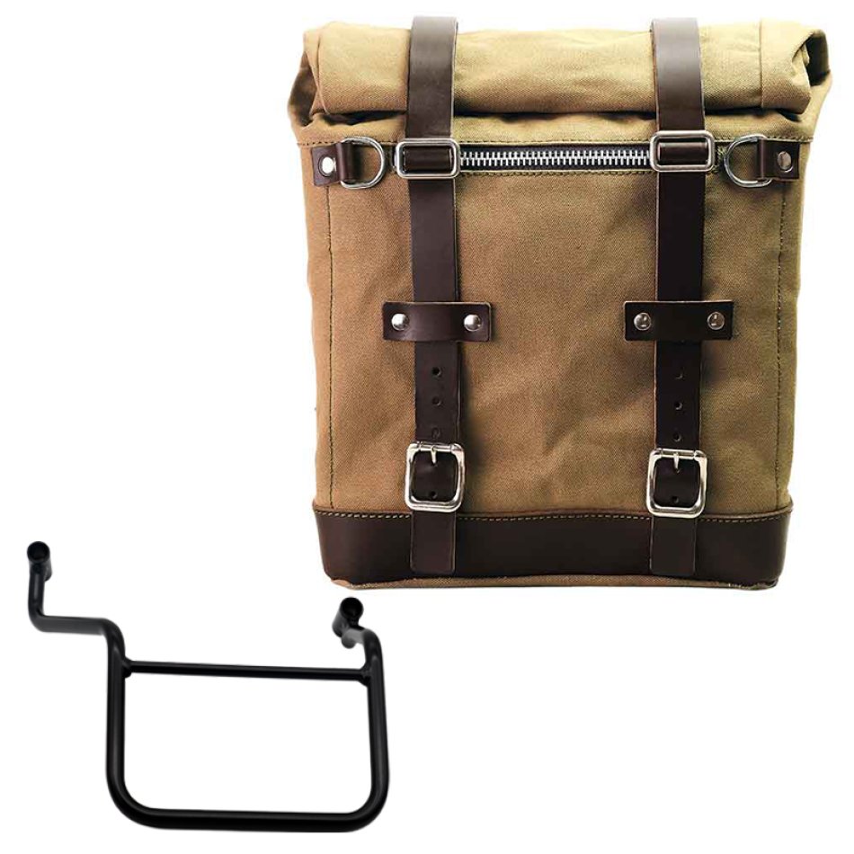 Alforja Scram en Lona 22L-30L + Chasis derecho Honda Transalp 750 (a partir de 2023)