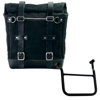 Alforja Scram en Lona 22L-30L + Chasis de Honda Transalp 750 (a partir de 2023) Izquierda