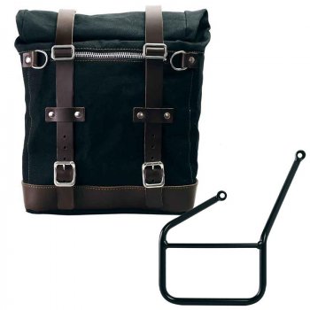 Maleta lateral Canvas + subchasis izquierdo HUSQVARNA