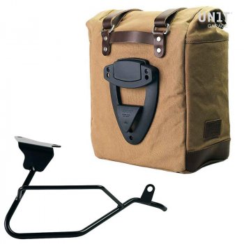 Alforja Scram en Lona 22L-30L + Moto Guzzi V100 Mandello marco derecho
