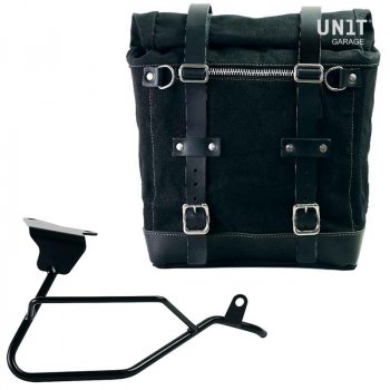 Alforja Scram en Lona 22L-30L + Moto Guzzi V100 Mandello marco derecho