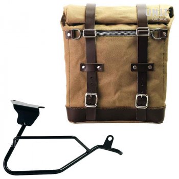Alforja Scram en Lona 22L-30L + Moto Guzzi V100 Mandello marco derecho