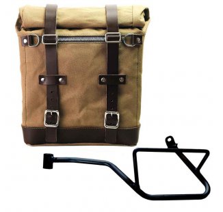 Alforja Scram en Lona 22L-30L + Chasis Izquierdo Moto Guzzi V7 EURO5 PLUS (2025 en adelante) 