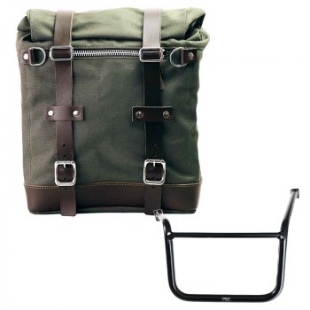 Alforja Scram en Lona 22L-30L + Chasis Moto Guzzi V85 TT (2024 en adelante) Izquierdo