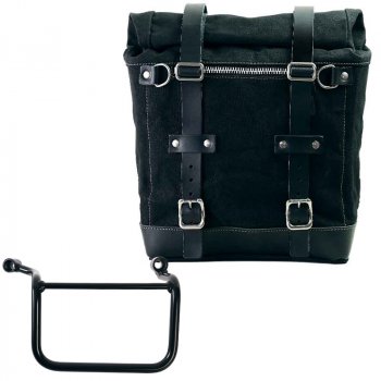 Bolsa lateral Scram en Canvas 22L-30L + Royal Enfield Guerrilla 450 Marco Derecho