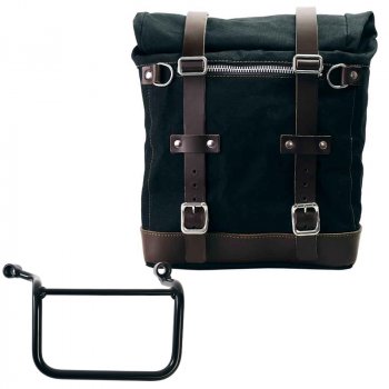 Bolsa lateral Scram en Canvas 22L-30L + Royal Enfield Guerrilla 450 Marco Derecho