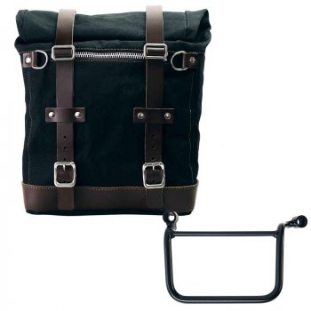 Bolsa lateral Scram en Canvas 22L-30L + Marco Izquierdo Royal Enfield Guerrilla 450