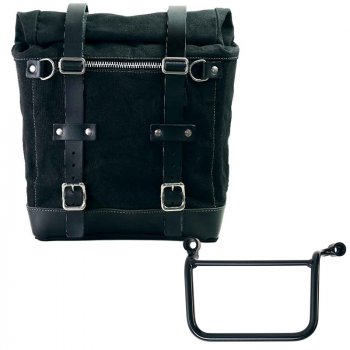Bolsa lateral Scram en Canvas 22L-30L + Marco Izquierdo Royal Enfield Guerrilla 450