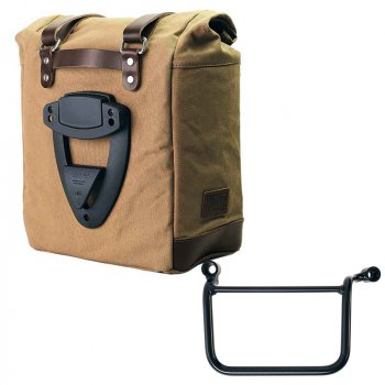 Bolsa lateral Scram en Canvas 22L-30L + Marco Izquierdo Royal Enfield Guerrilla 450