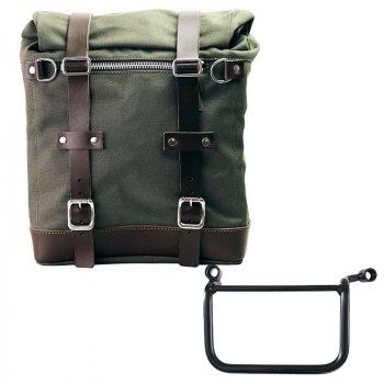 Alforja Scram en Lona 22L-30L + Cuadro Royal Enfield Himalayan 450 (2024 en adelante) Izquierdo