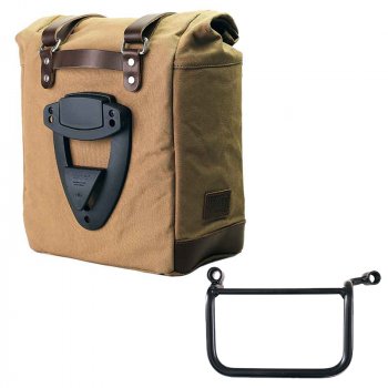 Alforja Scram en Lona 22L-30L + Cuadro Royal Enfield Himalayan 450 (2024 en adelante) Izquierdo