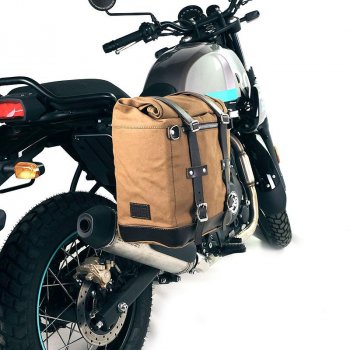 Alforja Scram en Lona 22L-30L + Cuadro Royal Enfield Himalayan, Scram 411 Derecho