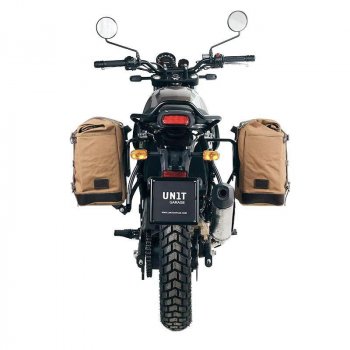 Alforja Scram en Lona 22L-30L + Cuadro Royal Enfield Himalayan, Scram 411 Derecho