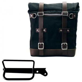 Alforja Scram en Lona 22L-30L + Bastidor derecho Royal Enfield Hunter 350