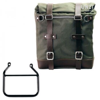 Alforja Scram en Lona 22L-30L + Thriumph Speed 400 & Scrambler 400 X Cuadro Derecho (Sólo compatible con nuestro código de escape bajo: 4206Low)