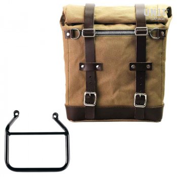 Alforja Scram en Lona 22L-30L + Thriumph Speed 400 & Scrambler 400 X Cuadro Derecho (Sólo compatible con nuestro código de escape bajo: 4206Low)