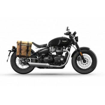 Alforja Scram en Lona 22L-30L + Marco derecho de la Triumph Bonneville Bobber