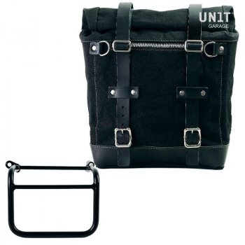 Alforja Scram en Lona 22L-30L + Subchasis derecho Triumph Scrambler 1200 XC_XE (2019 en adelante)