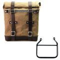 Bolsa lateral de lona Scram 22L-30L + marco izquierdo Triumph Tracker 400