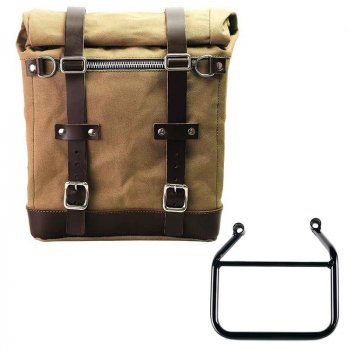 Alforja Scram en Lona 22L-30L + Triumph Speed 400 & Scrambler 400 X Chasis Izquierdo